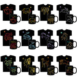 Asian Oriental Chinese Zodiac Horoscope Animal Neon-NRG T-Shirt & Mug Gift Set with FREE Gift Card