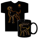 Asian Oriental Chinese Zodiac Animal Sign T-SHIRT AND COFFEE MUG GIFT SET with Greeting Card
