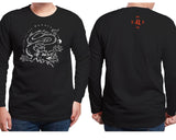 DRAGON Year of the Dragon Black Long Sleeve Shirt Hi-NRG Design Birth Years: 1940, 52, 64, 76, 88, 00, 2012 FREE GREETING CARD W/ORDER
