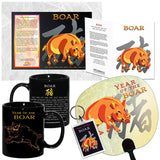 Year of the BOAR (Pig) Asian Oriental Chinese Classic Zodiac 6 pc. COMBO GIFT SET