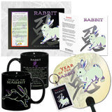 Year of the RABBIT 2023 Asian Chinese Oriental Zodiac 6 pc. COMBO GIFT SET