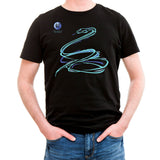 SNAKE Year of the Snake 2025 Black T-Shirt Asian Oriental Chinese Zodiac Animal Neon-NRG Design