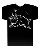 Year of the Boar HiNRG Design Black t-shirt and black coffee mug combo. Birth Years 1935, 47, 59, 71, 83, 95, 07, 2019