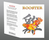 Year of the ROOSTER (Chicken) Asian Chinese Oriental Zodiac 6 pc. COMBO GIFT SET