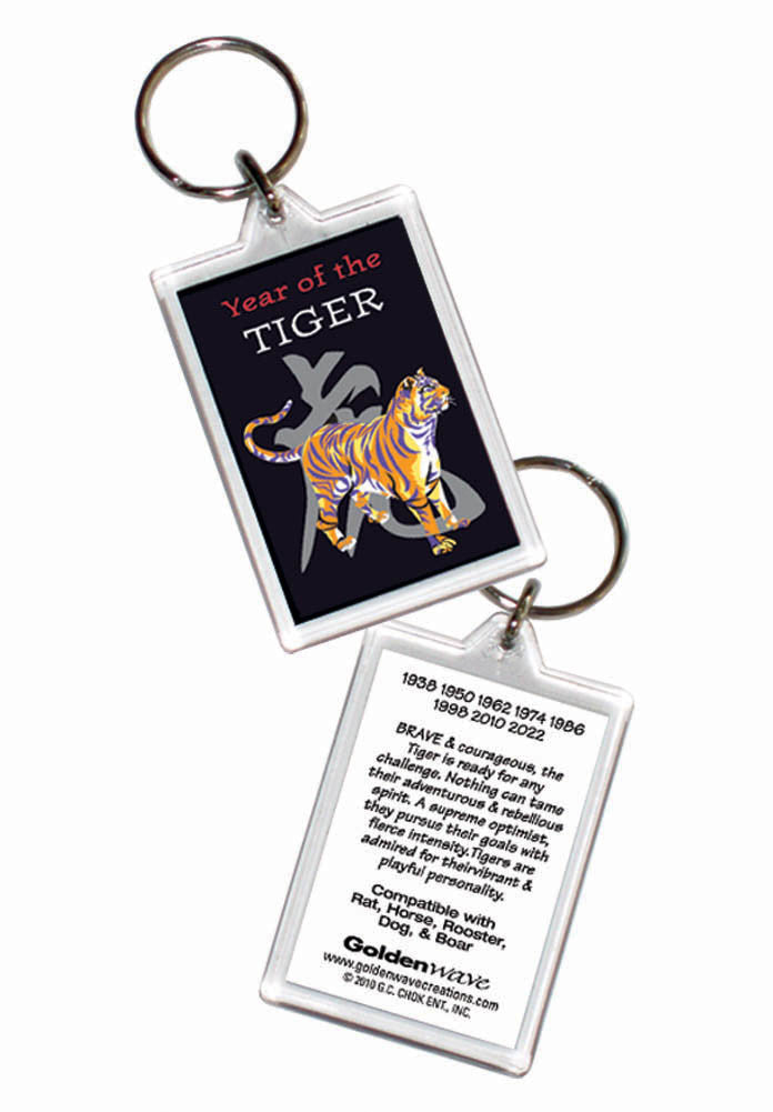 Year Tiger 2022 Zodiac, Year Tiger Keychain